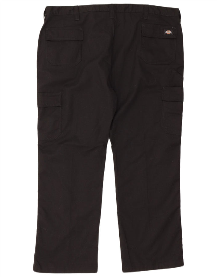 Pantaloni cargo dritti da uomo Dickies W46 L30 poliestere nero