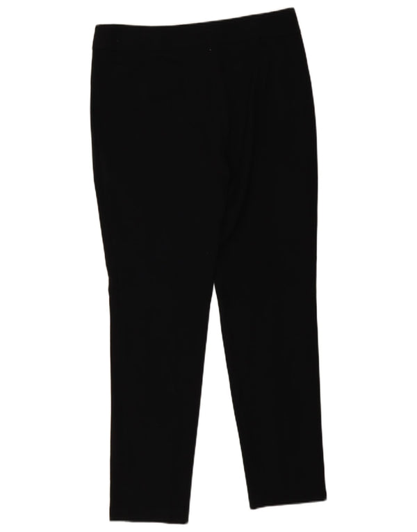 Pantaloni casual affusolati da donna Marks & Spencer UK 12 medi W32 L30 neri