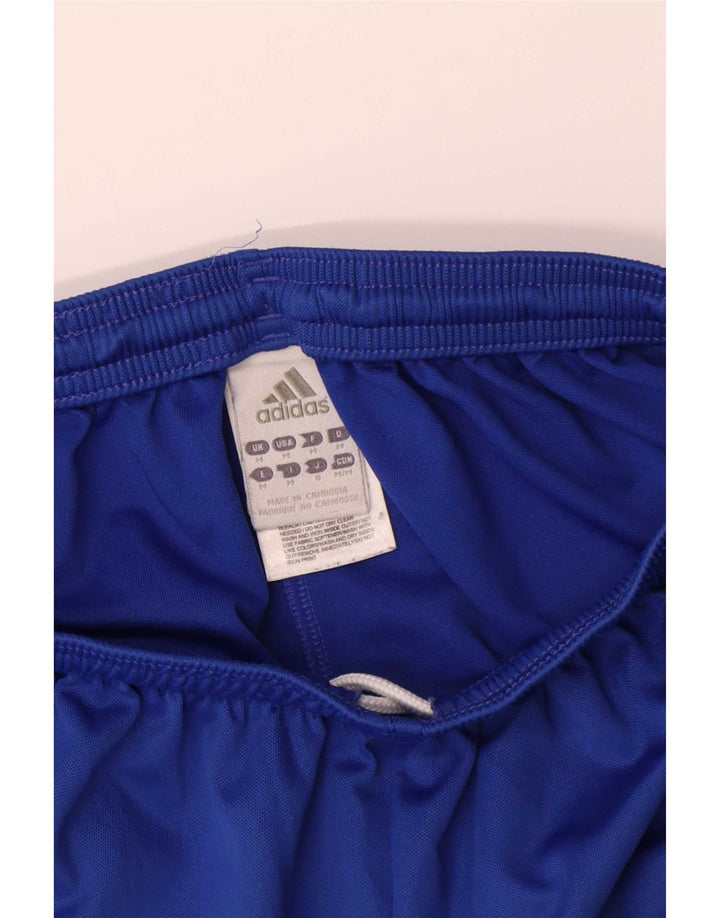 Pantaloncini sportivi Adidas Climalite Graphic da uomo in poliestere blu medio
