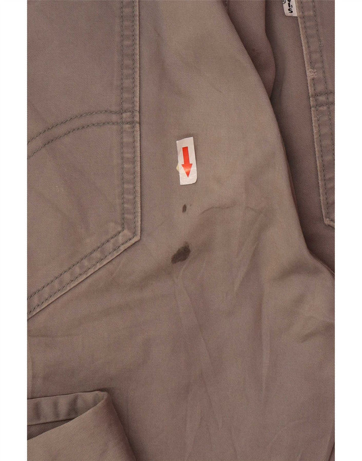Pantaloni chino regolari da uomo Levi's W36 L32 in cotone grigio