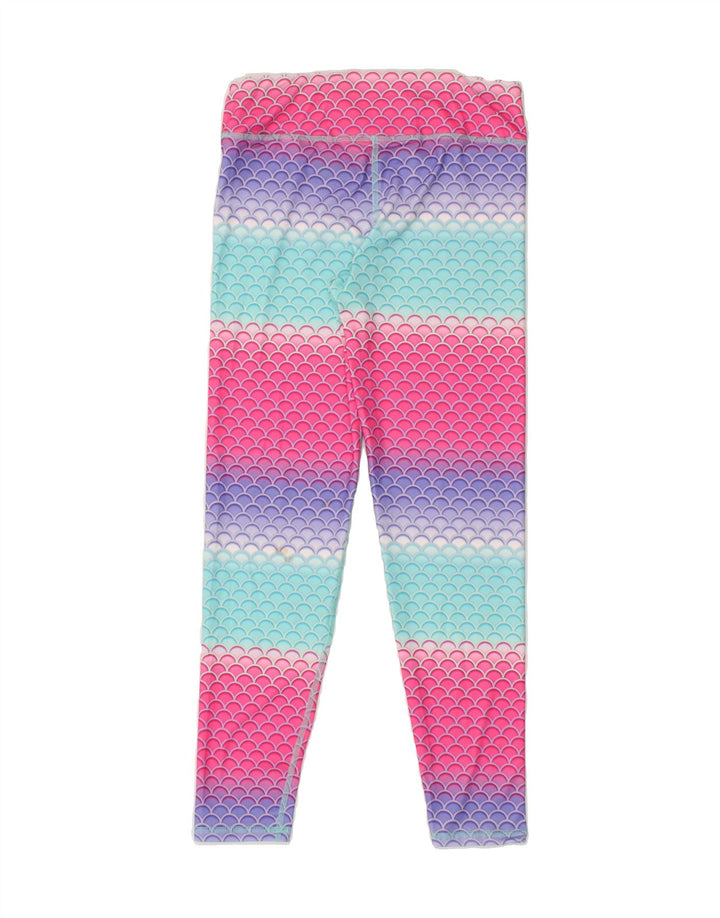 EDDIE BAUER Girls Abstract Pattern Leggings 14-15 Years Large Pink Vintage Eddie Bauer and Second-Hand Eddie Bauer from Messina Hembry 