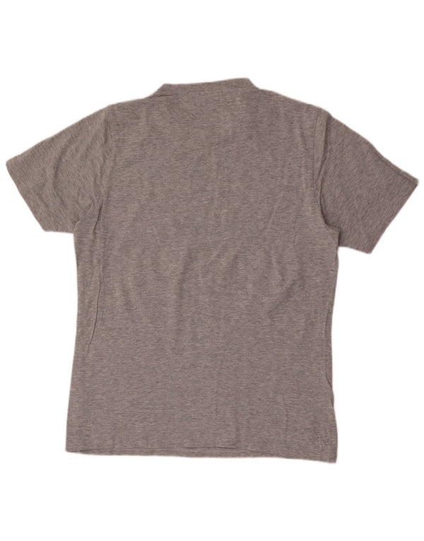 T-shirt grafica da donna Gianmarco Venturi Top UK 18 XL cotone grigio