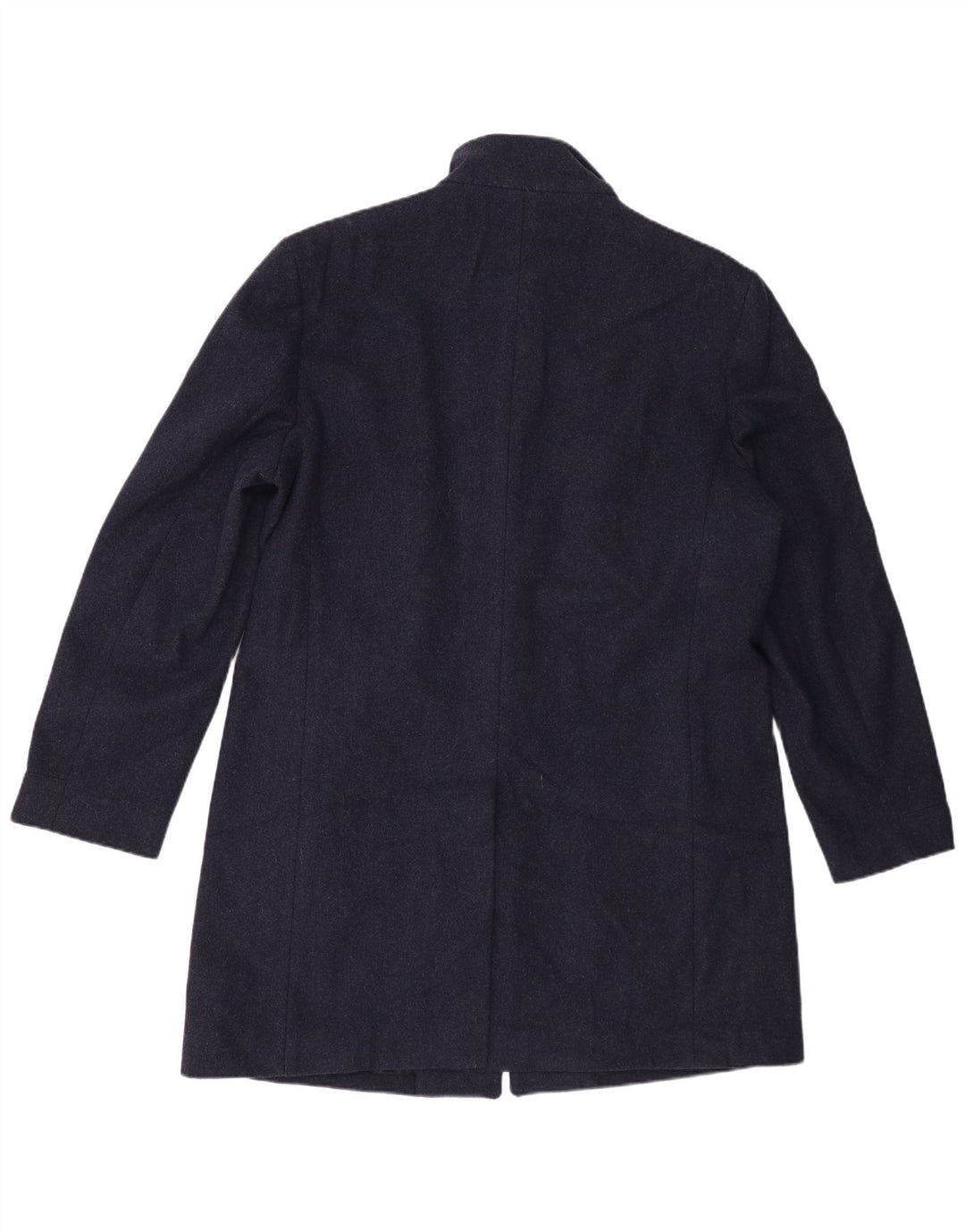 Cappotto da uomo Marks & Spencer UK 42 XL Lana blu navy