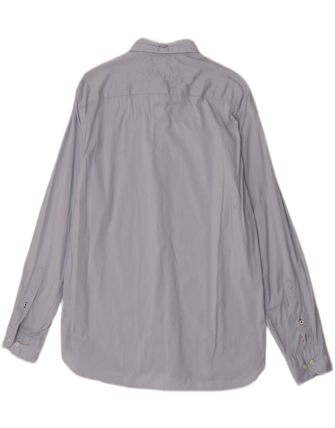 Camicia da uomo Regular Fit Tommy Hilfiger Large in cotone blu