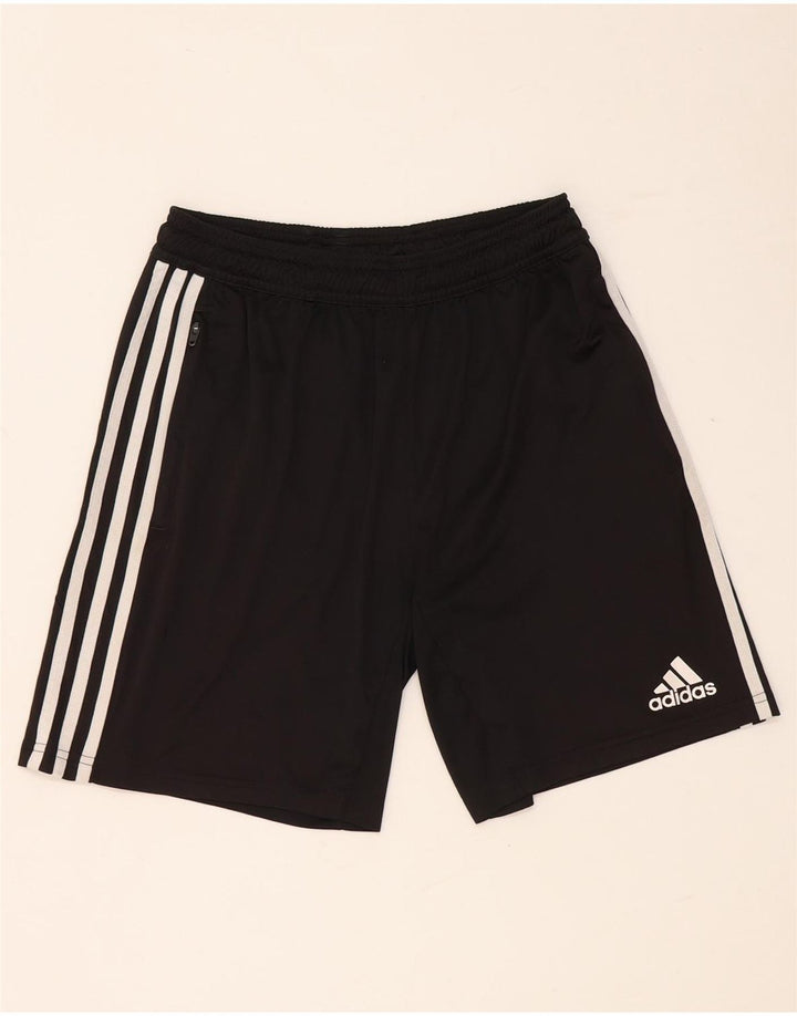 Pantaloncini sportivi Adidas Climalite da ragazzo 13-14 anni in poliestere nero