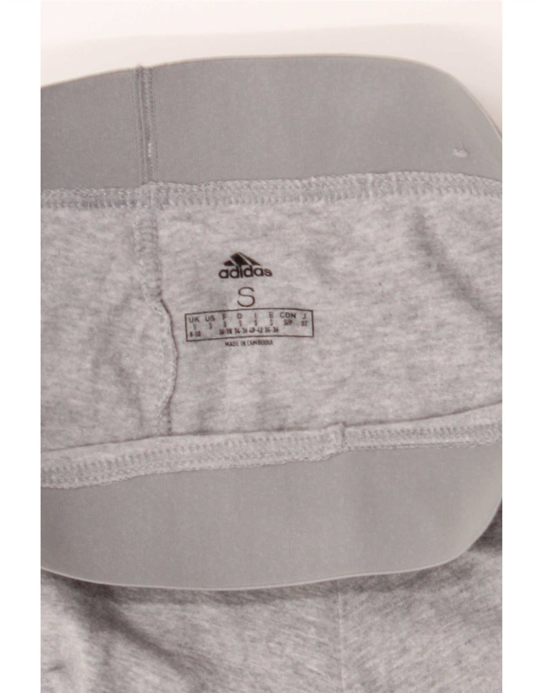 Leggings Adidas Donna UK 8/10 Piccolo Grigio