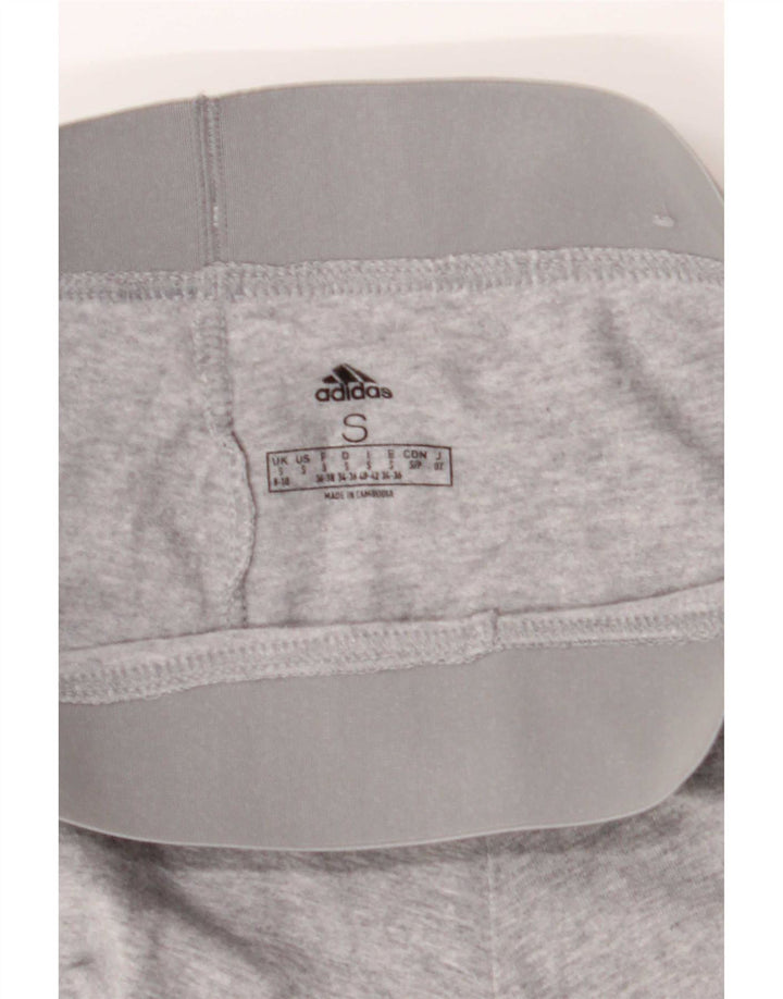 Leggings Adidas Donna UK 8/10 Piccolo Grigio