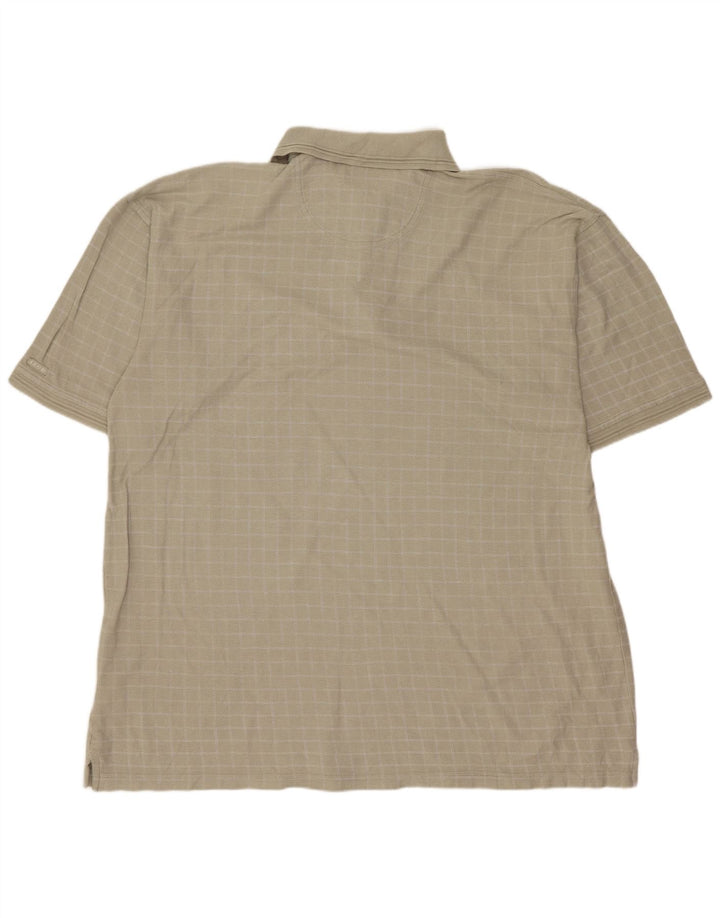 Polo alta da uomo Izod XL in cotone geometrico verde