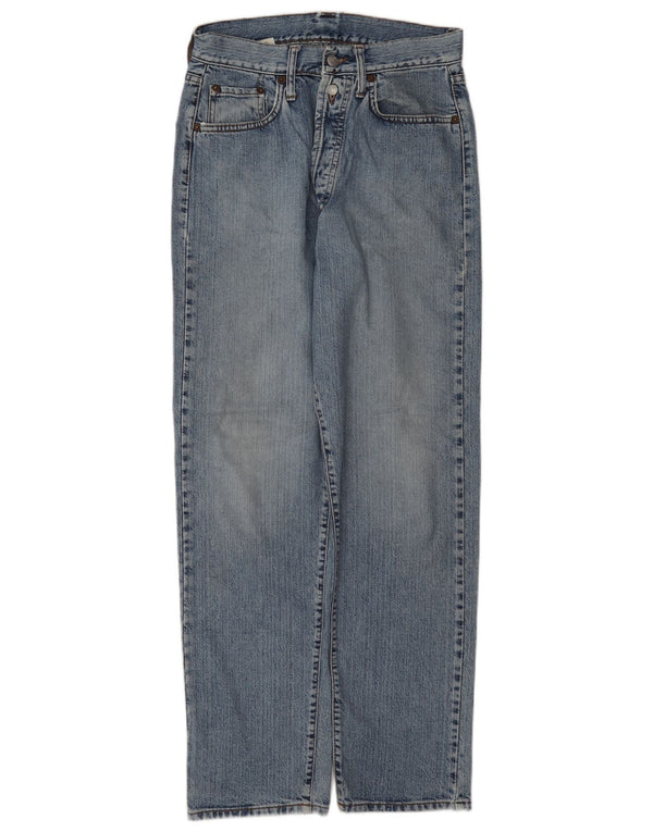 Replay Jeans dritti regolari a vita alta 901 da donna W29 L29 cotone blu