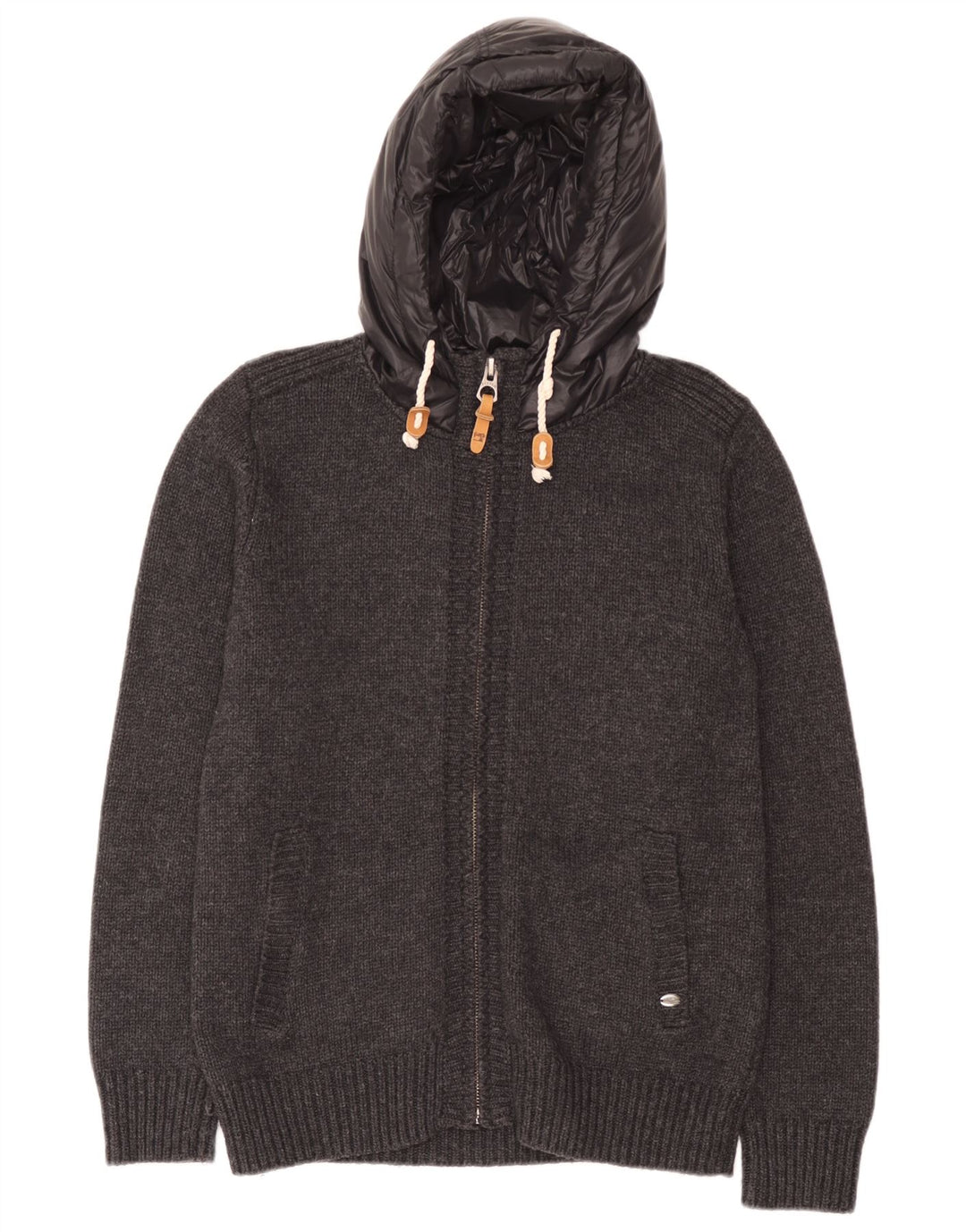 Maglione cardigan da uomo Scotch & Soda grande lana grigia