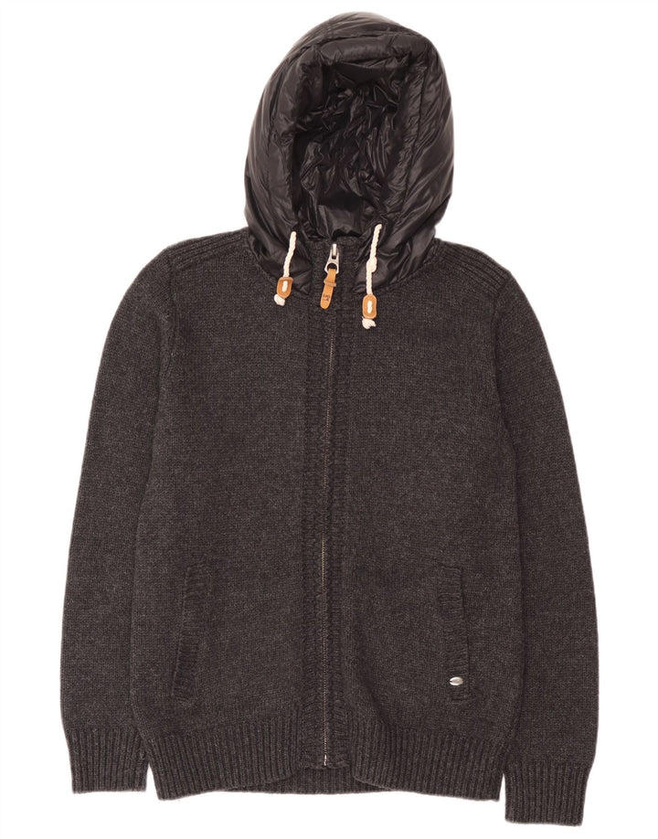 Maglione cardigan da uomo Scotch & Soda grande lana grigia