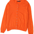 Maglione cardigan da donna Marks & Spencer UK 18 XL Arancione