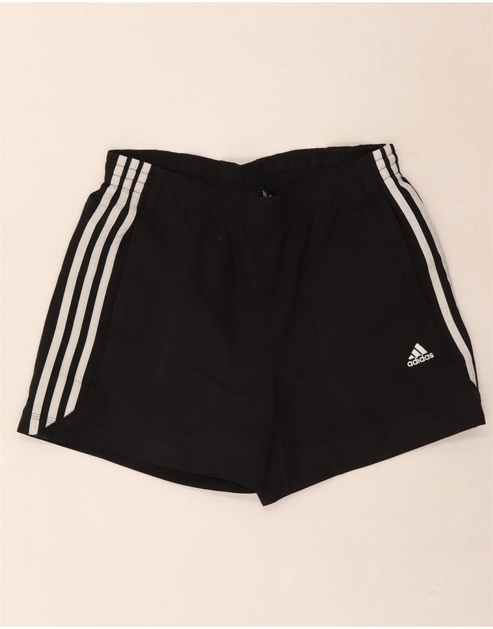 Pantaloncini sportivi Adidas Climalite da ragazzo 13-14 anni in poliestere nero