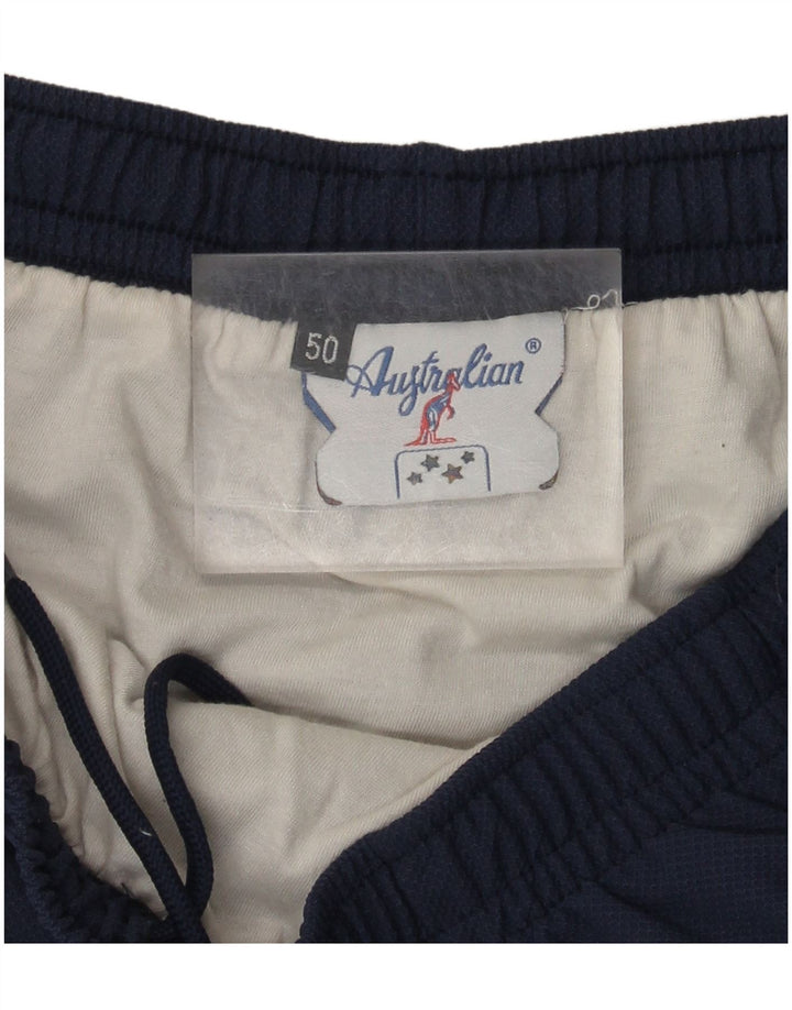 AUSTRALIAN L'ALPINA Pantaloncini da bagno da uomo IT 50 Large Blu Navy Poliestere