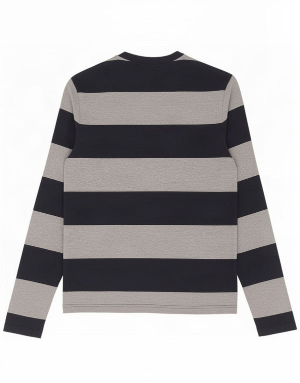 Jack Wills Mens Top manica lunga piccolo cotone a righe blu navy