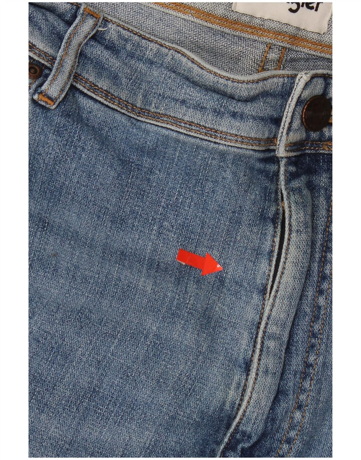 Jeans dritti da uomo Wrangler Texas W40 L32 cotone blu