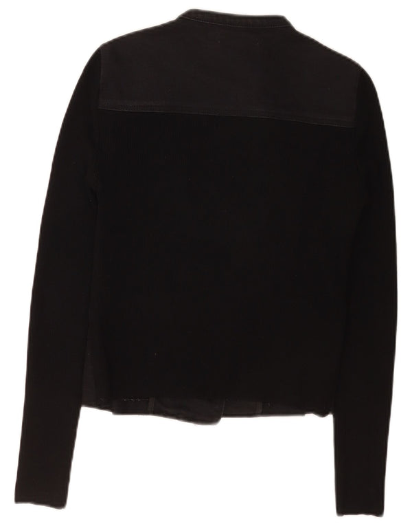 Giacca da motociclista corta da donna Karen Millen US 1 2XS Nera