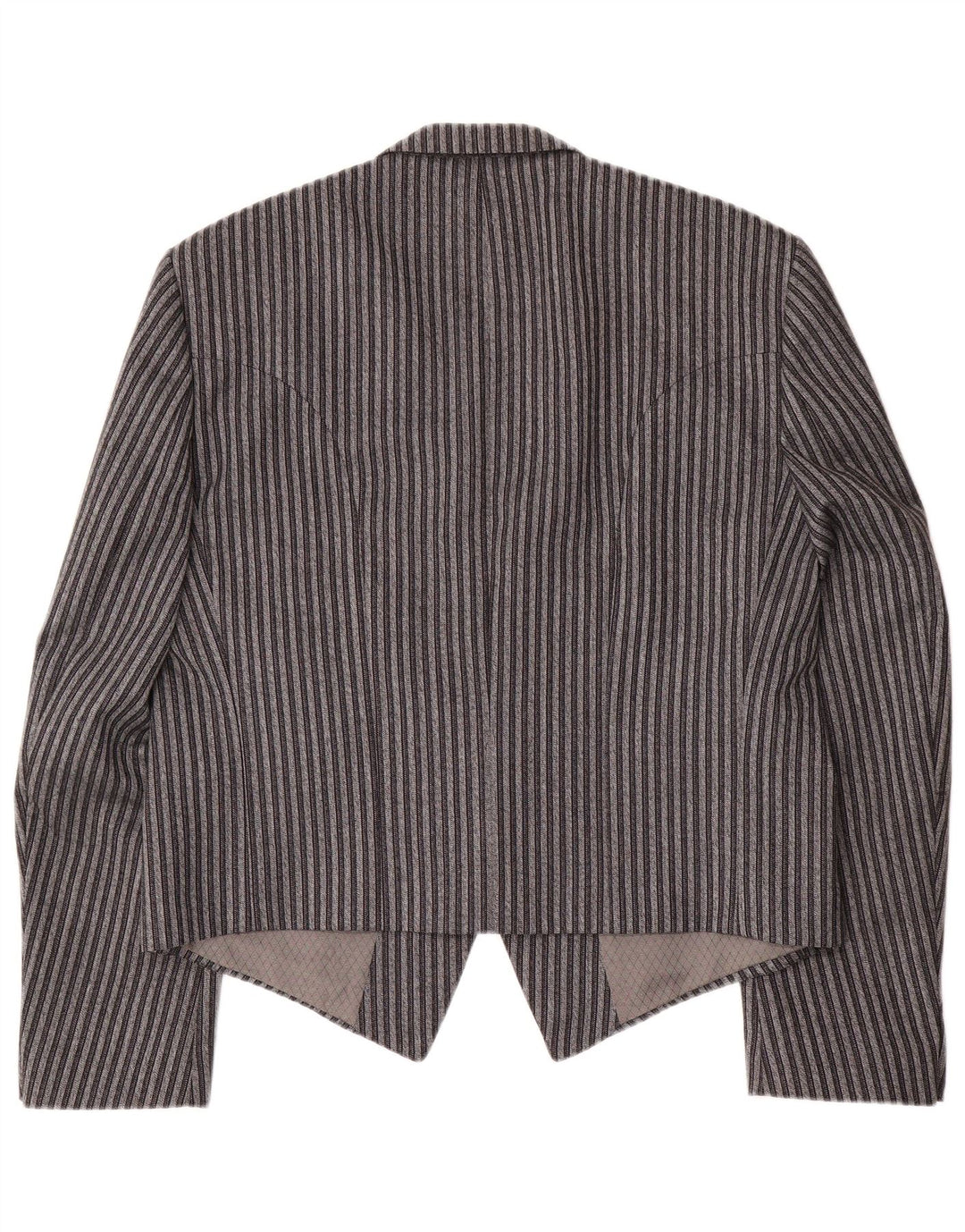 Giacca blazer da uomo a 1 bottone Leithauser EU 54 2XL Trevira a righe grigie