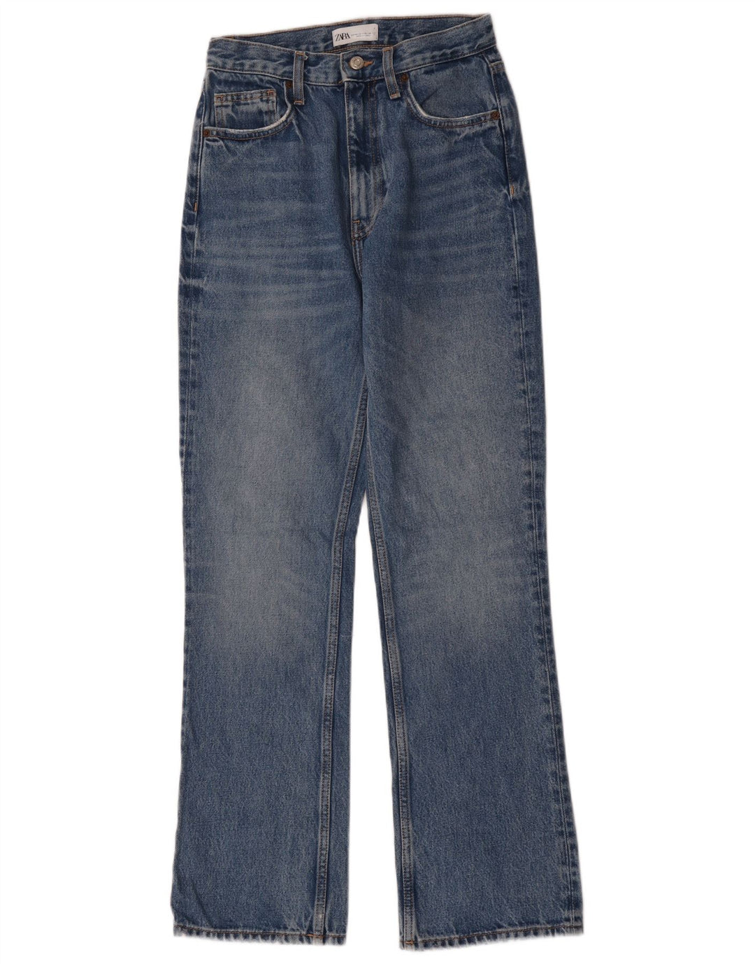 Jeans Bootcut da donna Zara EU 34 2XS W24 L30 Blu