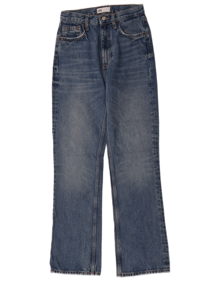 Jeans Bootcut da donna Zara EU 34 2XS W24 L30 Blu