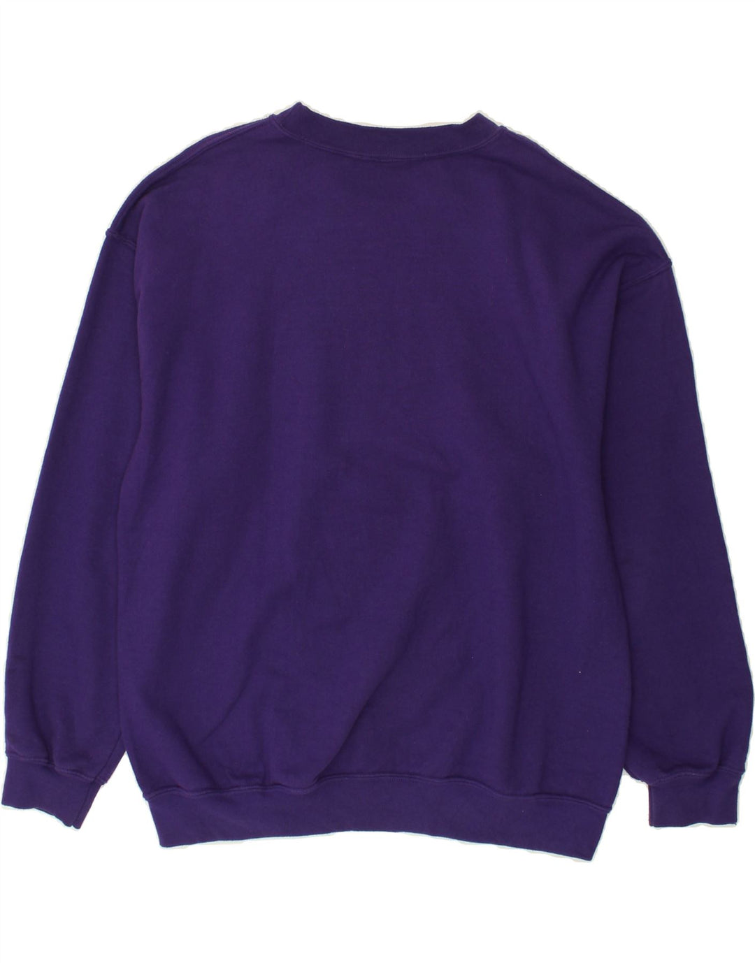 VINTAGE Mens Graphic Sweatshirt Jumper Large Purple Cotton Vintage Vintage and Second-Hand Vintage from Messina Hembry 