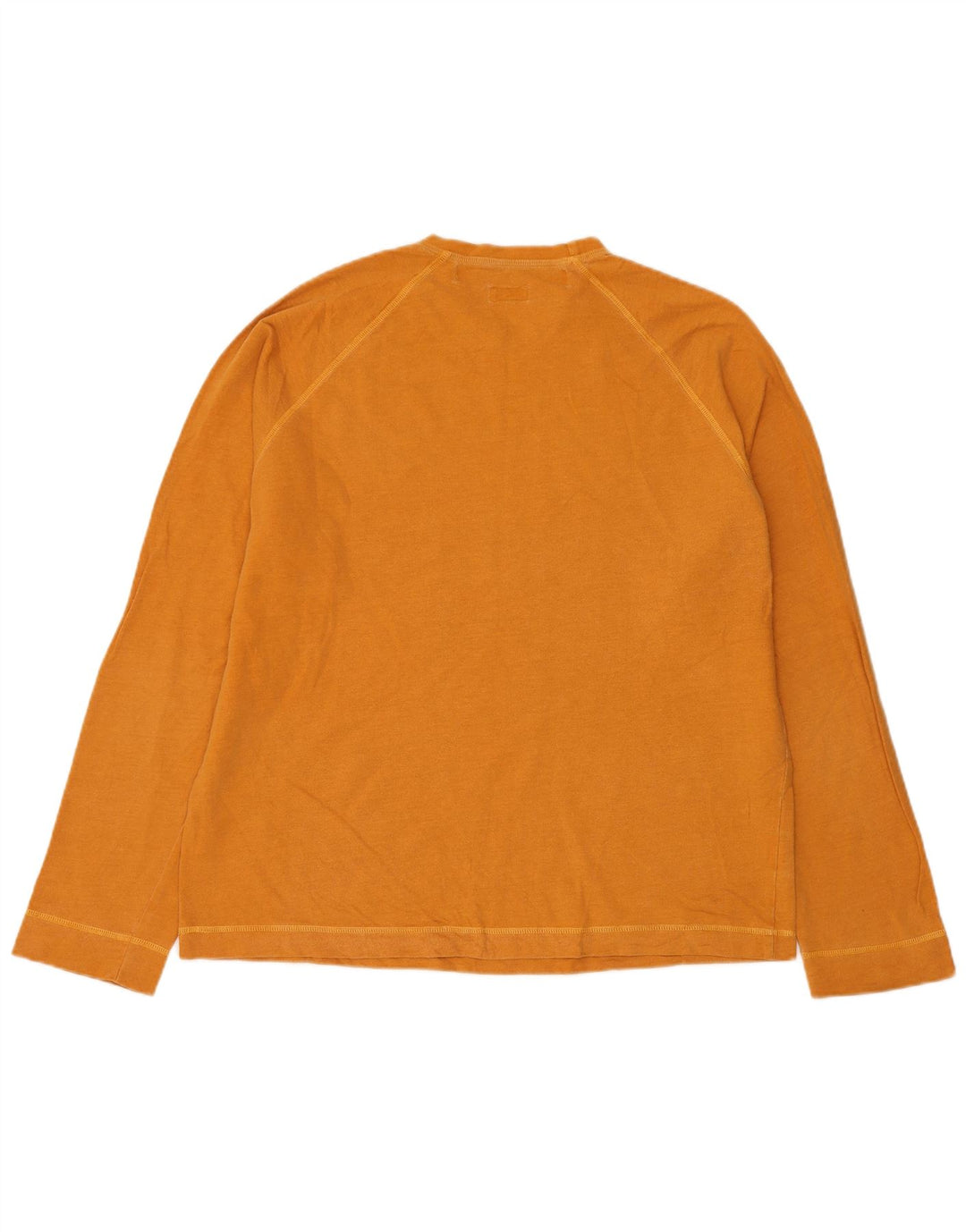 Felpa Uomo STEFANEL Maglione XL Arancione Cotone
