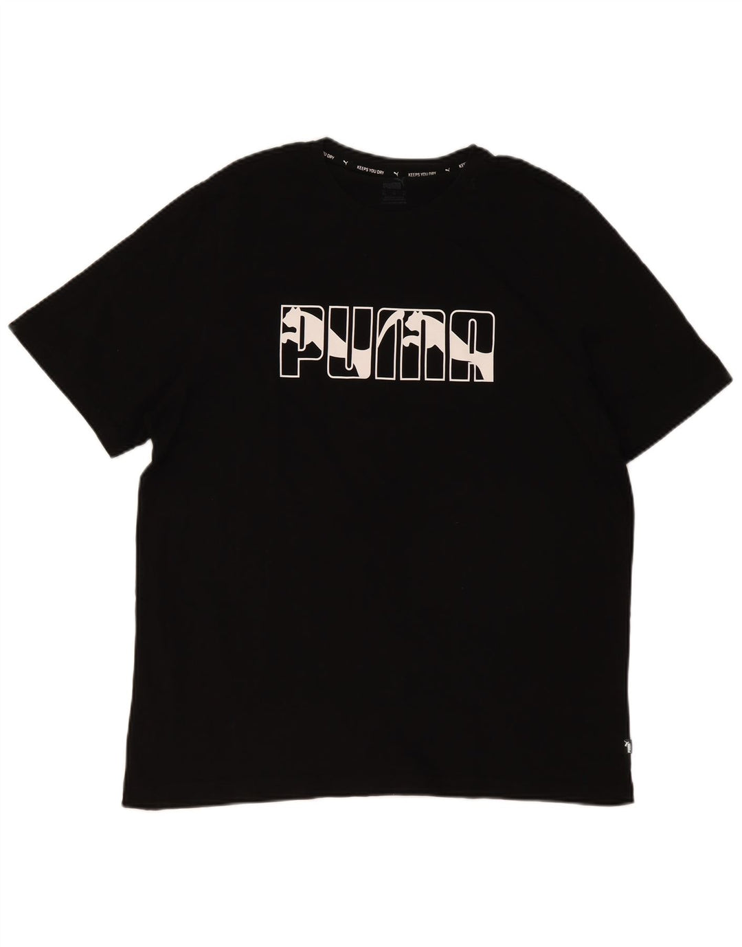 T-shirt grafica da uomo Puma Top XL Nera
