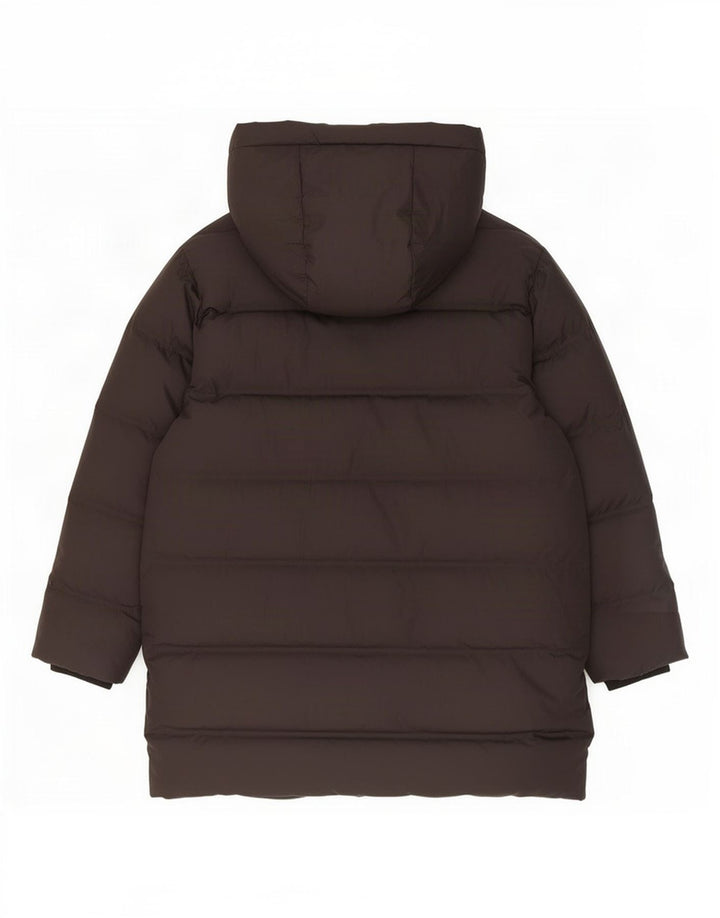 Cappotto imbottito con cappuccio per ragazze Zara 9-10 anni in poliestere nero
