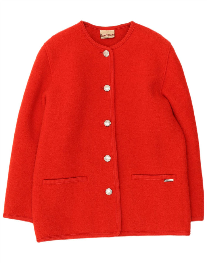 Giacca blazer da donna a 5 bottoni Kaufmann IT 44 Lana vergine rossa media
