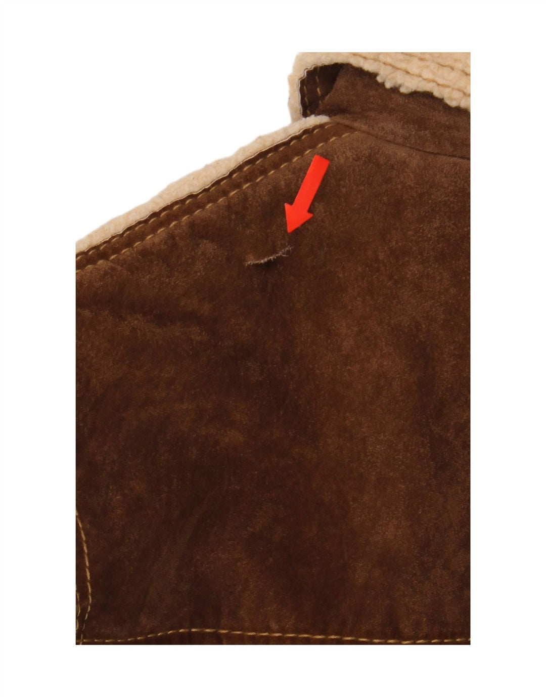 Giubbotto Shearling Donna Conbipel IT 48 XL Pelle Marrone