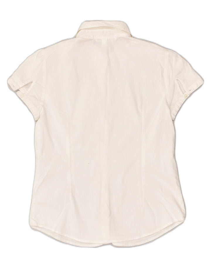 GAP Girls Short Sleeve Shirt 13-14 Years XL White Cotton | Vintage Gap | Thrift | Second-Hand Gap | Used Clothing | Messina Hembry 