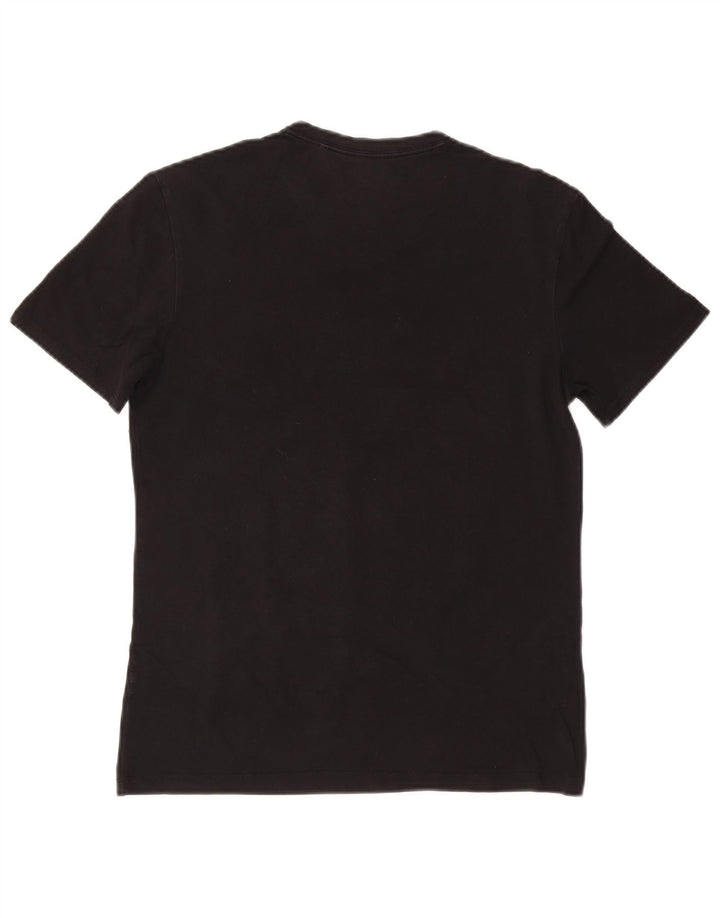 T-shirt grafica da uomo Guess nera media