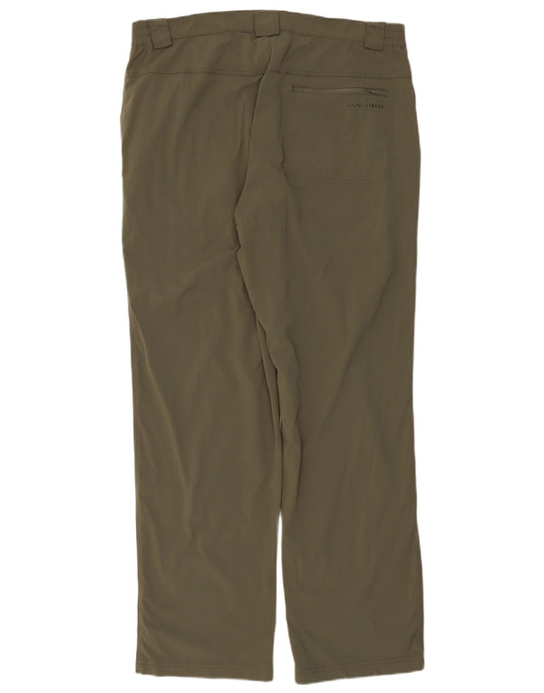 Pantaloni da trekking dritti da uomo MAMMUT IT 54 2XL W36 L32 Nylon kaki