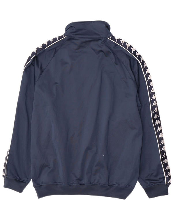 Giacca da tuta grafica da uomo KAPPA 2XL Blu navy a blocchi di colore