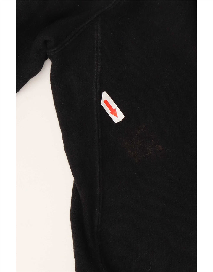Maglione con cappuccio da uomo Fila Medium Black Cotton