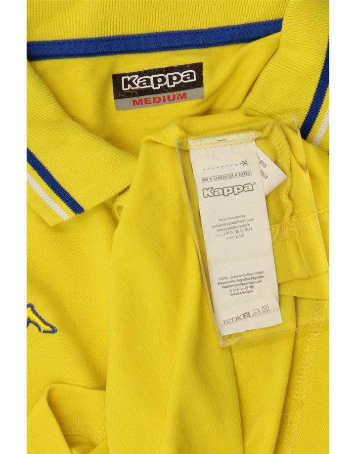 Polo Kappa Uomo Giallo Medio In Cotone