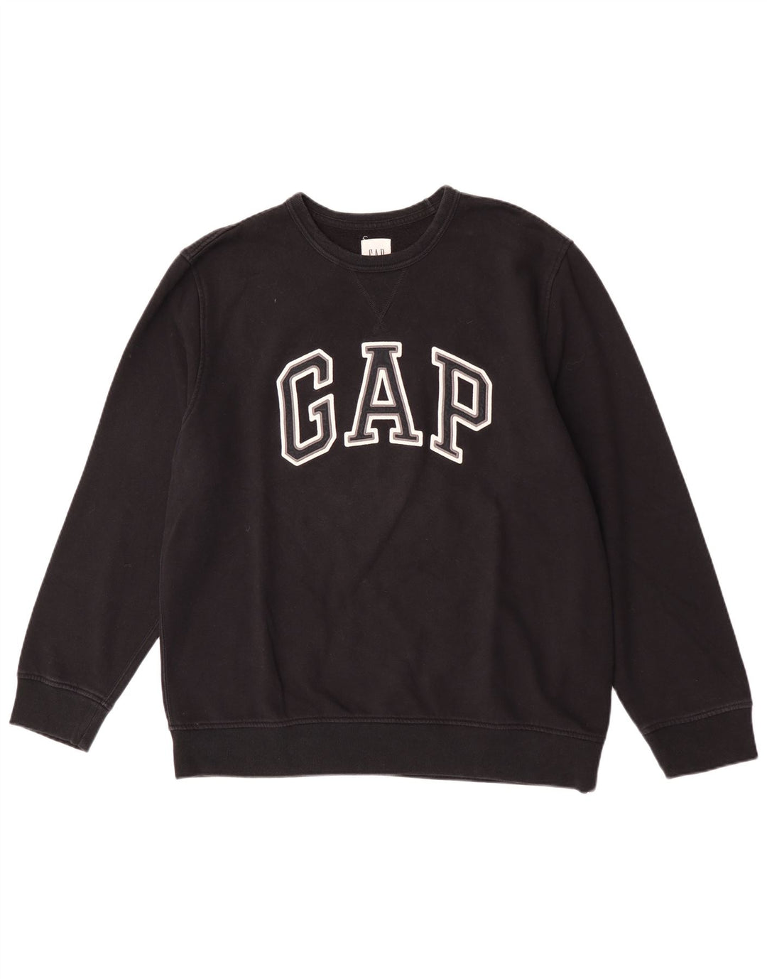 Felpa grafica da uomo Gap Jumper XL in cotone nero