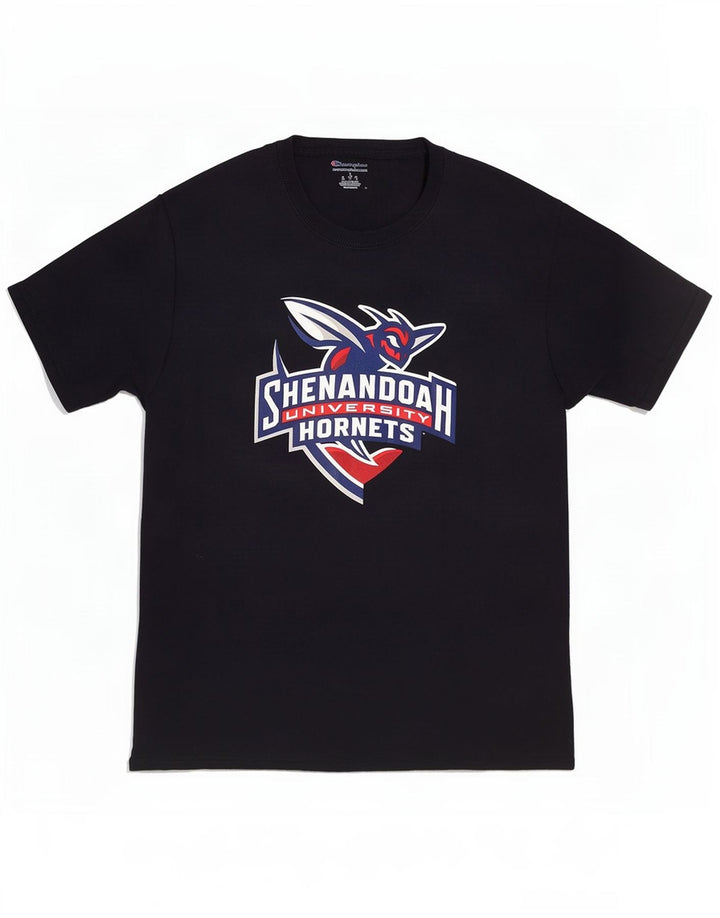 T-shirt grafica da uomo Champion Top grande blu navy