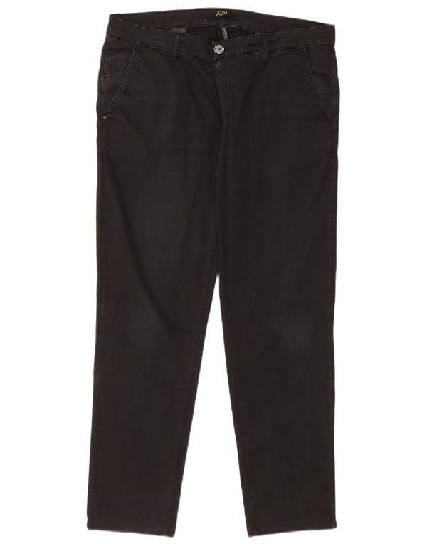 Pantaloni Chino Slim Uomo Liu Jo IT 54 2XL W42 L29 Cotone Nero