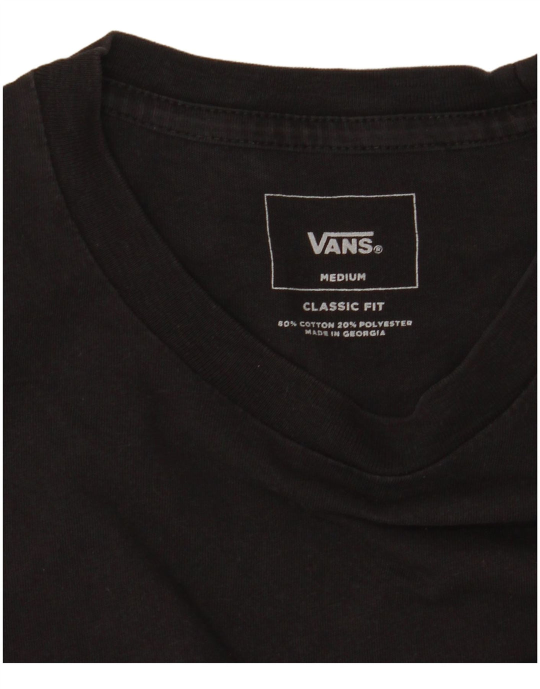 T-shirt da uomo dalla vestibilità classica VANS, in cotone color block grigio medio