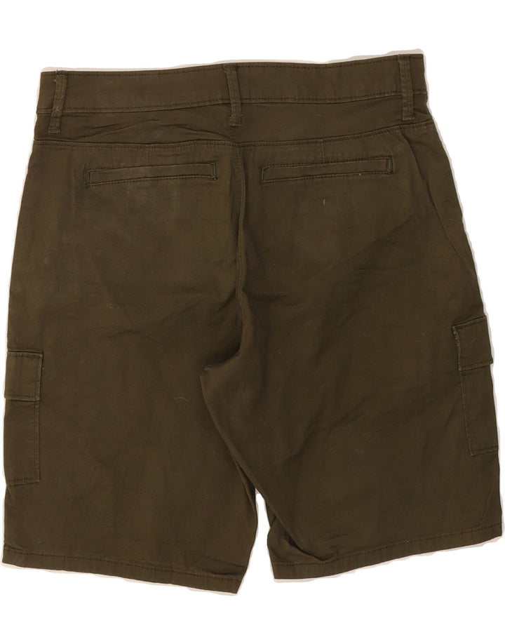 LEE Womens Natural Fit Cargo Shorts US 4 Small W32 Green Cotton Vintage Lee and Second-Hand Lee from Messina Hembry 