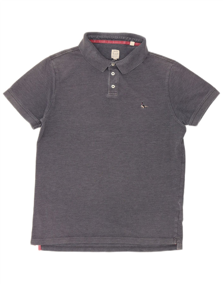 Polo da uomo Jack Wills grande in cotone blu