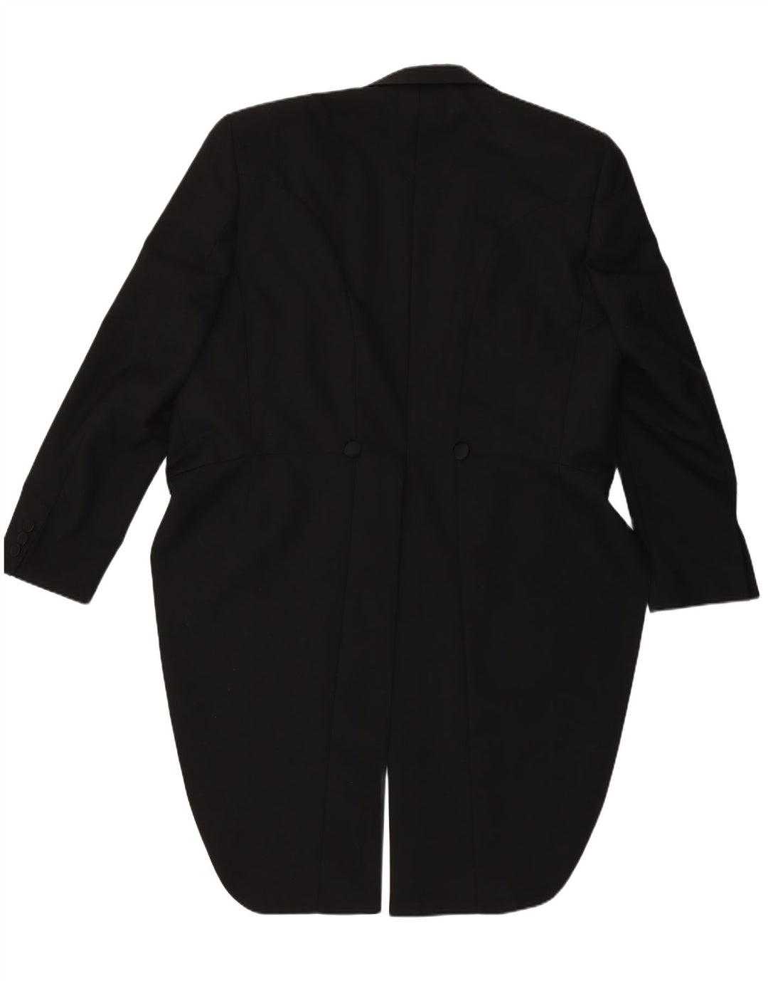 Giacca blazer da uomo vintage frac EU 50 grande poliestere nero