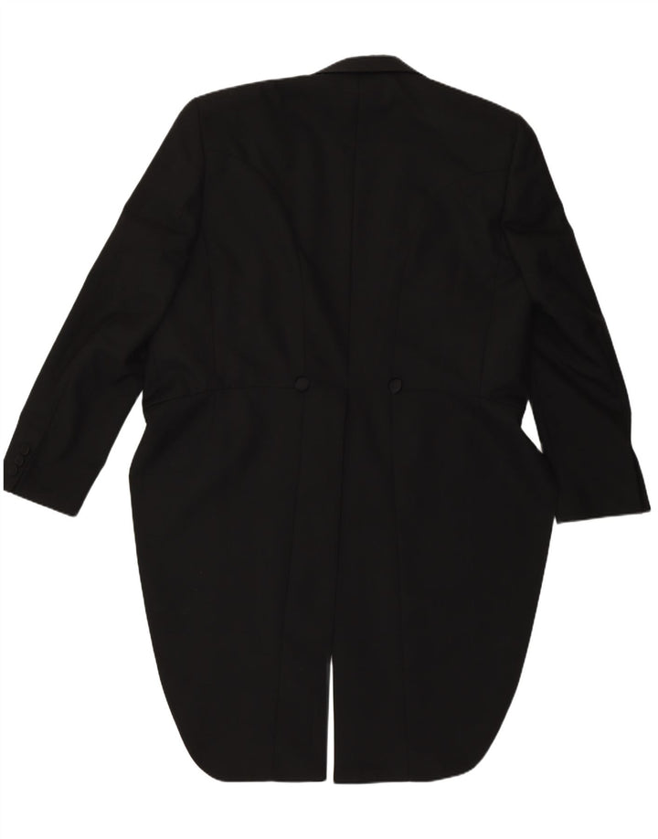 Giacca blazer da uomo vintage frac EU 50 grande poliestere nero
