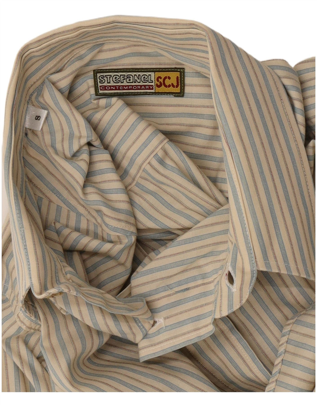 Camicia da uomo Stefanel piccola a righe beige