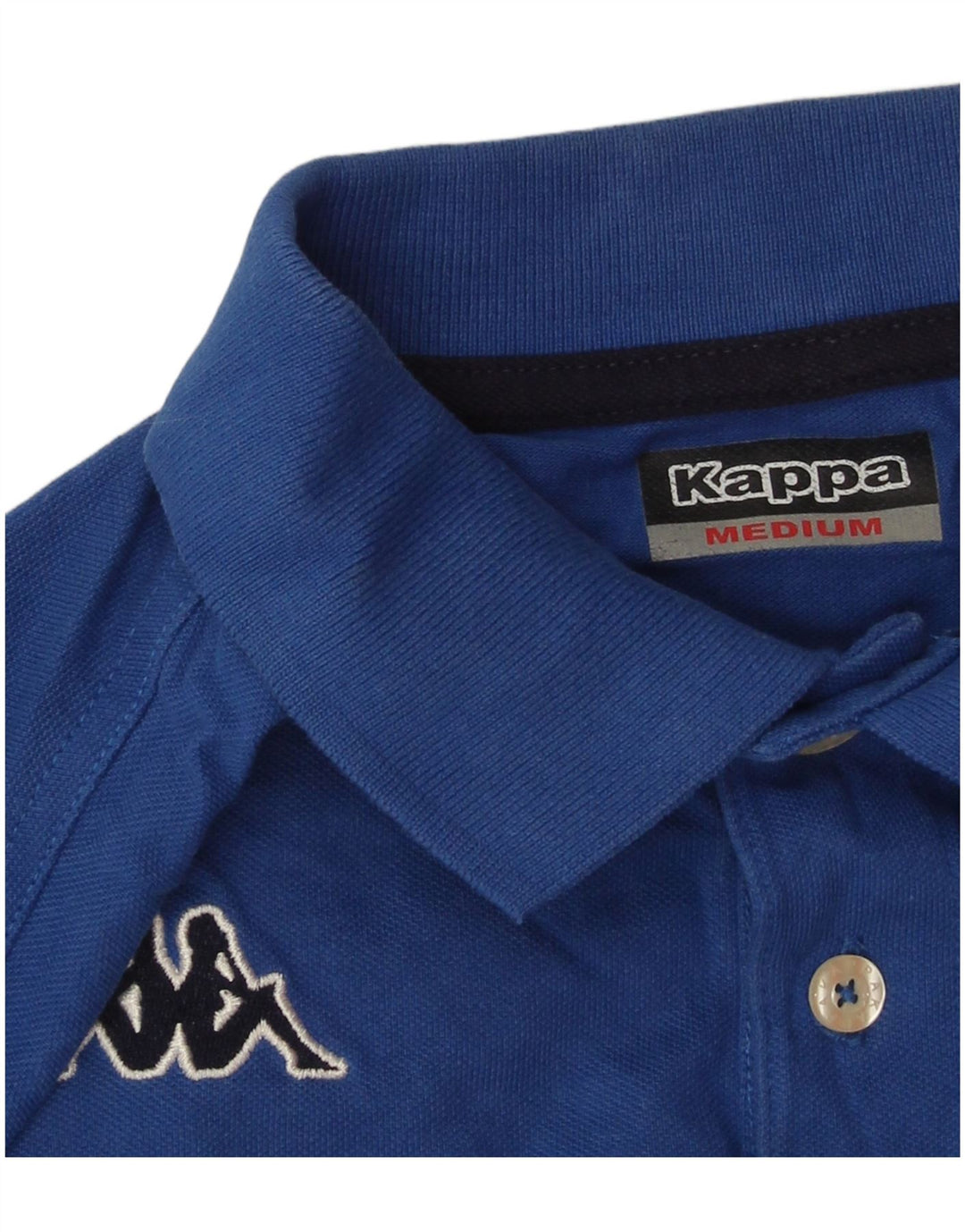 Polo Kappa da uomo blu medio