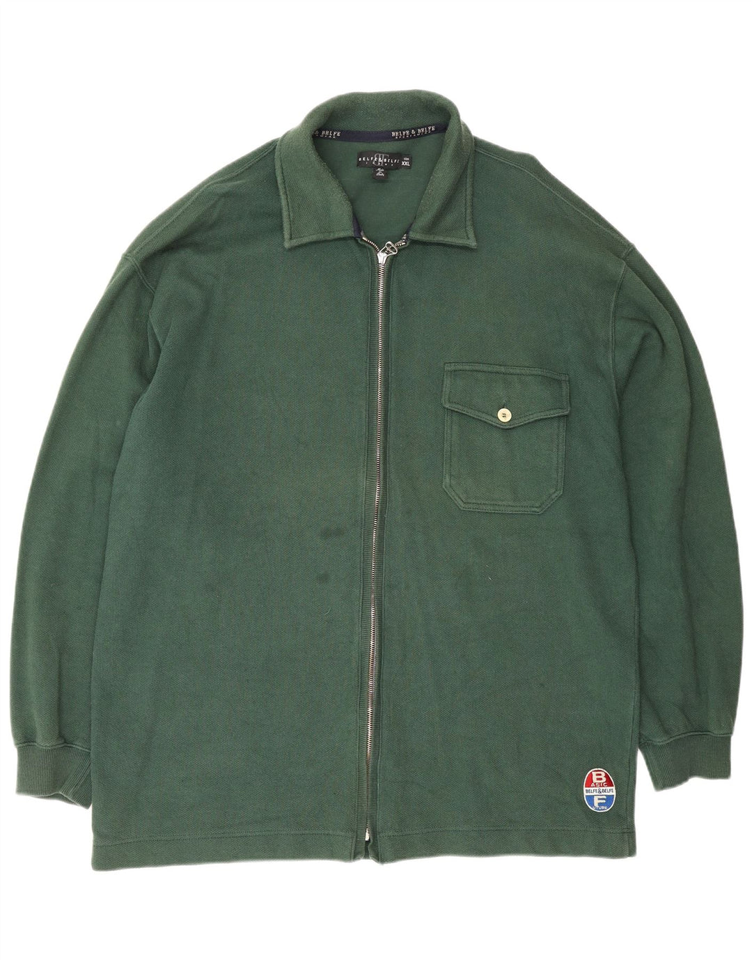 Giacca da tuta da uomo Belfe & Belfe 2XL cotone verde