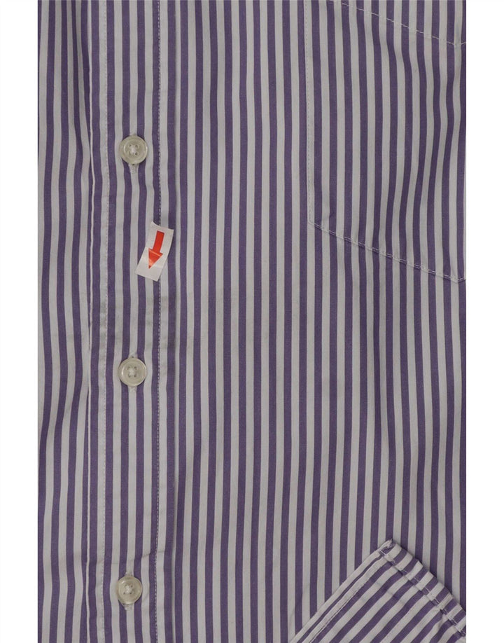 Camicia da uomo Boden XL in cotone a righe viola