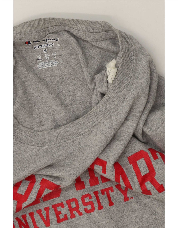 T-shirt grafica da uomo Champion Top grigio medio sportivo