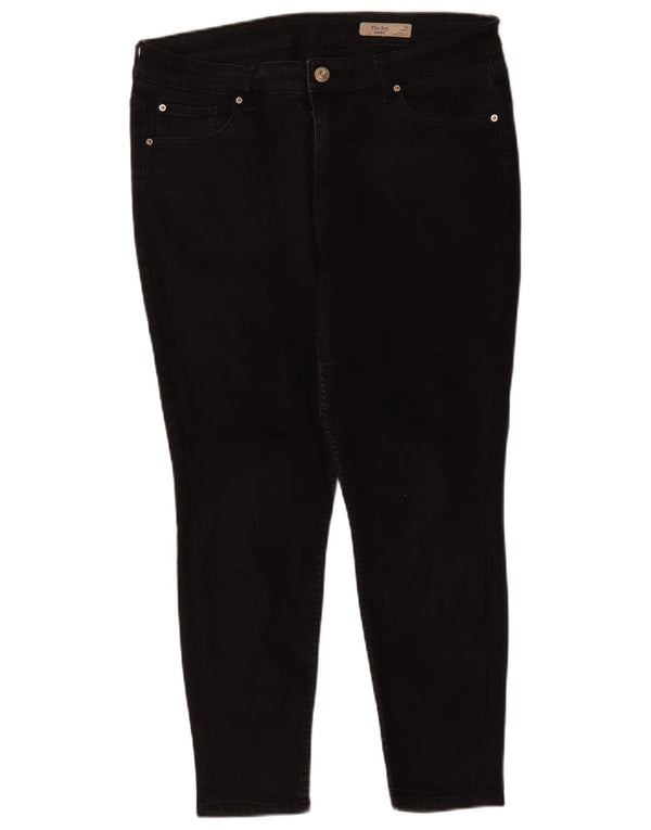 Marks & Spencer Donna The Ivy Skinny Jeans UK 16 Large W32 L26 Nero